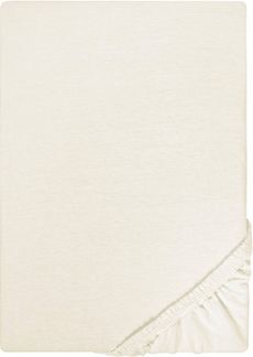 Castell Jersey-Stretch-Spannbetttuch, Natur, 1x 180x200 cm - 200x200 cm, 180x200 cm