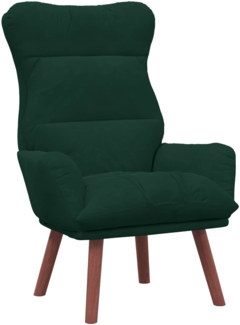 vidaXL Sessel Dunkelgrün 69 x 74 x 93 cm Samt 42001836