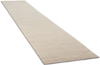 Paco Home Läufer Brilliance 757, rechteckig, Höhe: 18 mm, Teppich-Läufer, Kurzflor, mit 3D-Design, ideal im Flur & Schlafzimmer