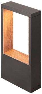 SLV FLATT II 36, Stehleuchte, PHASE, 2700 K, IP65, quadratisch, anthrazit / braun - Stand-, Wand- und Deckenleuchten (Outdoor)