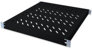 DIGITUS 1HE Fachboden 500 mm Tiefe, 50kg, Schwarz