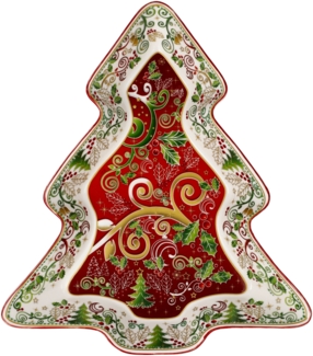 Goebel / Palais Royal - Weihnachtsbaum,Schale,25,5 x 22,5 x 4,0 cm / Porzellan / 25,5 x 22,5 x 4,0 cm