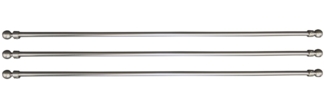 VHG Beschwerungsgewicht " Dira" Beschwerungsstab für Schiebegardinen, Paneele, Schiebegardinen, Vorhang, Zubehör, 61 cm, (Packung, 3-tlg), zum Einschieben