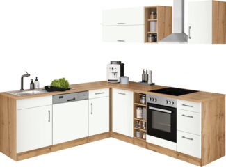 KOCHSTATION Winkelküche KS-Colmar, ohne E-Geräte, Stellbreite 210/240 cm