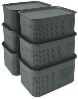 Aufbewahrungsbox mit Deckel 6er Set 10051605_709