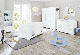 Pinolino 'Polar' 3-tlg. Babyzimmer-Set weiß, breit, 3-türig