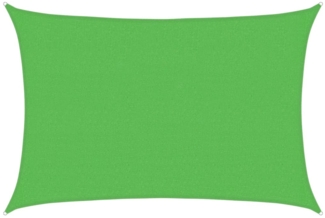 vidaXL Sonnensegel 160 g/m² Hellgrün 2,5x4 m HDPE 311289