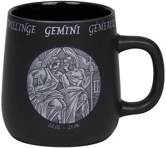 KÖNITZ Becher STERNZEICHEN - Zwillinge - 395 ml aus Bone China Porzellan / Fassbecher