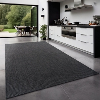TT Home Teppich, rechteckig, Höhe: 4 mm, Teppich Outdoor Wohnzimmer Esszimmer Balkon Wetterfest