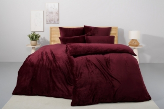 my home Bettwäsche Desner3, Microfaser, 3 teilig, Bettwäsche mit Reißverschluss, Cashmere-Touch, kuschelig & weich