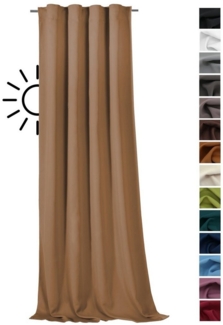 heimtexland Verdunkelungsvorhang Thermo Verdunklungsgardine Deko Gardine Vorhang (1 St), Multifunktionsband, verdunkelnd, Verdunklungsstoff, blickdicht, Sonnenschutz, Verdunklung, Kälteisolierung, Schalldämmung
