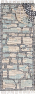 Morgenland Sisalteppich - Alistair - läufer - 200 x 80 - Blau
