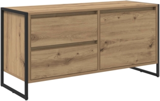 vidaXL TV-Schränk Kunsthandwerk Eiche 100 x 36 x 49.5 cm Holzwerkstoff 886623