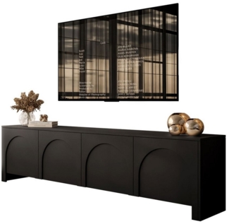 Lookway Lowboard ARIADNA mit vier Türen (1x TV-Schrank), Breite: 204 cm