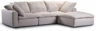 Casa Padrino Luxus Ecksofa Grau 280 x 200 cm - Modulares Wohnzimmer Sofa