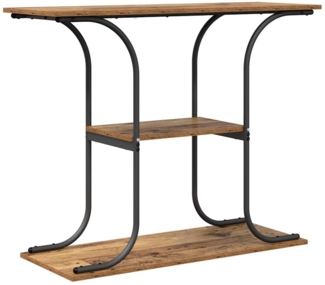 vidaXL Konsolentisch Altholz 101 x 35 x 80,5 cm Holzwerkstoff 868473