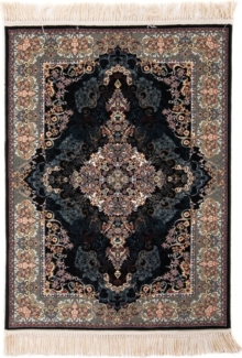 Morgenland Orientteppich - Dastin - rechteckig - 225 x 150 - Schwarz