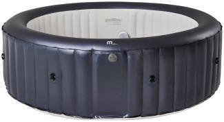 BRAST Whirlpool aufblasbar MSpa Muse Carlton für 6 Personen Ø204x70 cm In-Outdoor Pool 125 Massagedrüsen Aufblasfunktion per Tastendruck