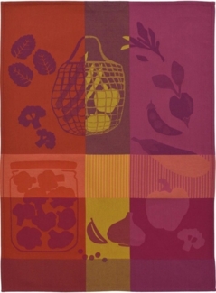 sander table + home Geschirrtuch Geschirrtuch Tuscany Berry 50x70 cm von Sander