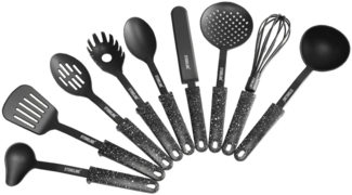 STONELINE Kochbesteck-Set (Set, 9-tlg), Kunststoff, mit Stütze