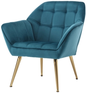 WAHSON OFFICE CHAIRS Ohrensessel mit Massivholz-/Metallbeinen Moderner Sessel aus Leinen/Samt