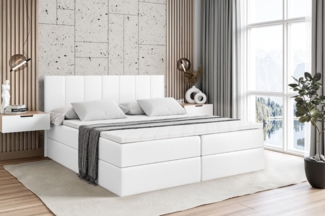 ALTDECOR Boxbett MOETI (Multipocket-Matratze H4, H3 Matratze Bonellfederung, Topper, Kopfteil)