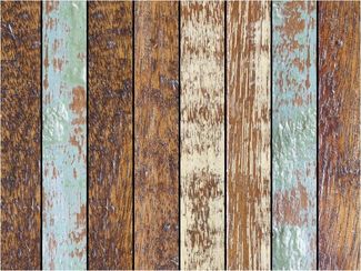 Tischsetmacher Platzset Tischset, Platzset abwaschbar - Holzoptik gestreift - 4 Stück aus erstklassigem Vinyl (Kunststoff) 40x30 cm, (4-St)