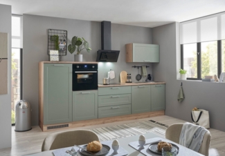 BASIC by Balculina Küchenzeile Marsi, Breite 320 cm, höhenverstellbare Füße, mit Soft-Close-Funktion