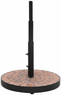 vidaXL Sonnenschirmständer Terrakotta Rund 12 kg 362219