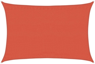 vidaXL Sonnensegel 160 g/m² Rechteckig Terrakottarot 3,5x4,5 m HDPE 311351