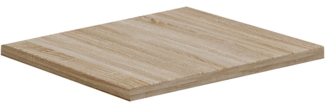 VCM Schreibtisch Tischplatte Lona 914592 Sonoma-Eiche H. 2 x B. 80 x T. 80 cm