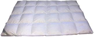 Premium 8cm Winter Hochsteg Daunendecke Daunenbett mit Außensteg 155x200