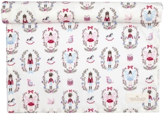 Greengate Tischläufer Cindarella Tischläufer white 140x45cm