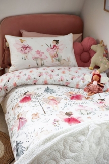 Next Bett-Set Bedruckte Bettgarnitur aus Polyester-Baumwollmix, Bezug: Polyester (recycelt), Baumwolle