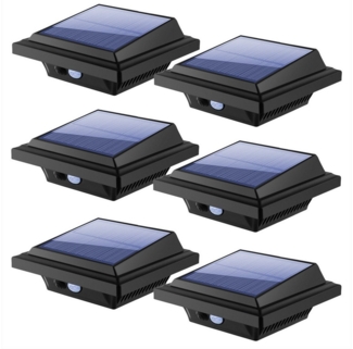 KingLux LED Dachrinnenleuchte 40LEDs Solarlampen mit Bewegungsmelder Warmweiss, Bewegungsmelder, LED fest integriert, Warmweiss