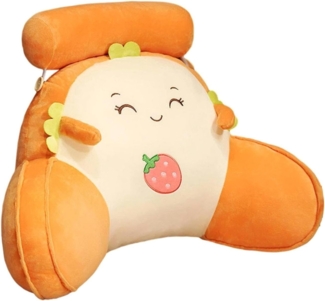 Coonoor Rückenkissen Multifunktionskissen, Bettsitzkissen Nightlife, Lesekissen für Bett und Sofa mit Armlehnen 40*60cm