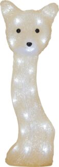 Star LED-Acrylfigur 'Crystalo', Fuchs, beige,