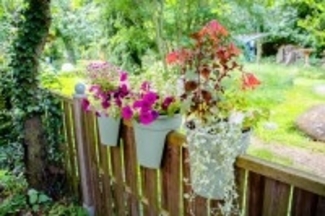 Flowerclip Blumentöpfe, 3er Set, mintgrün