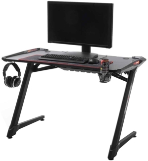 Schreibtisch DX-Racer Gaming Desk 1 , Schwarz , 120 x 75 x 64 cm