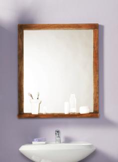 Badspiegel 67x78 cm 'Austin' Akazie honig