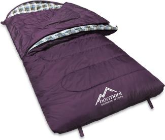 normani Deckenschlafsack Outdoor-Schlafsack Extrem 4-In-1 Antarctica, bis -40°C 500 + 250 g/m² Füllung