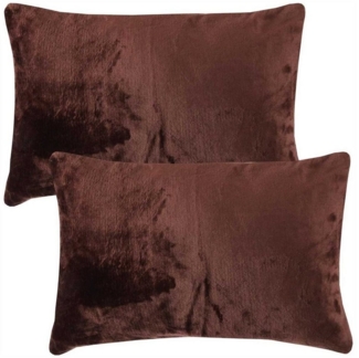 Bestlivings Kissenbezüge Celina, (2 Stück), Flauschbezug / Kissenbezug (40x60 cm) mit Reißverschluss