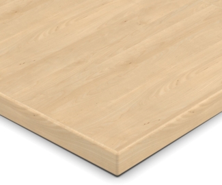 Dekor Spanplatte 19mm Tischplatte Mandal Ahorn natur H3840 ST9 mit ABS Kante Umleimer - Größe 60 x 100 cm - Höhe 1,9 cm - Farbe Mandal Ahorn Natur
