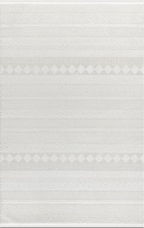 Teppich Recycle Läufer 80 x 450 cm Polyester Beige 88648571 [en. casa]