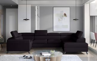 Wohnideebilder Escada Schwarz Ecksofas & Eckcouches Esc_48