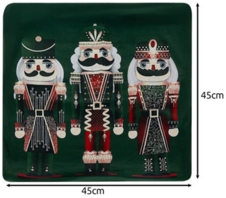 Ruhhy Kissenbezug Plüschkissenbezug Weihnachtsbezug, (1 Stück), Sorgfältig eingenäht für schnelles Be- und Abziehen