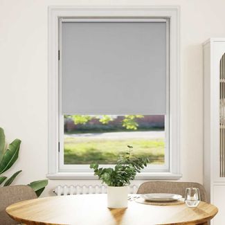 Verdunkelungsrollo, Verdunkelungsvorhänge 104,4 x 175 cm, Stoffbreite 100 cm, grau