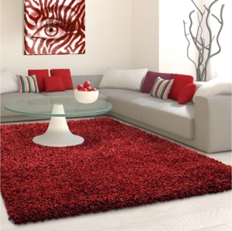 Shaggy Teppich LIFE RED 300 X 400cm Rechteck