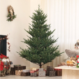 MC Star Künstlicher Weihnachtsbaum 180 cm Christbaum mit 1046 Spitzen, Stahlständer, schwer entflammbar, für Weihnachten Deko, Indoor, Grün