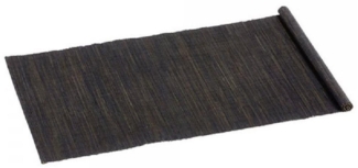 Lambert Tischdecke Tischläufer Narita Wasserhyazinthen Schwarz (50x150 cm)